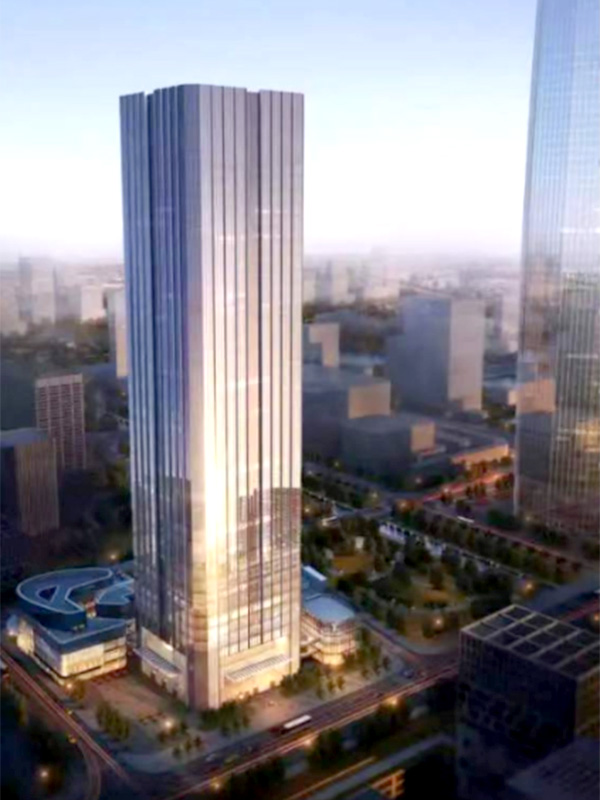 Ningbo Doğu Yeni şehir çekirdek alanı